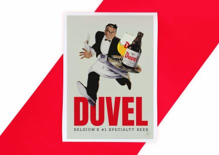 Duvel Poster 'Ober'